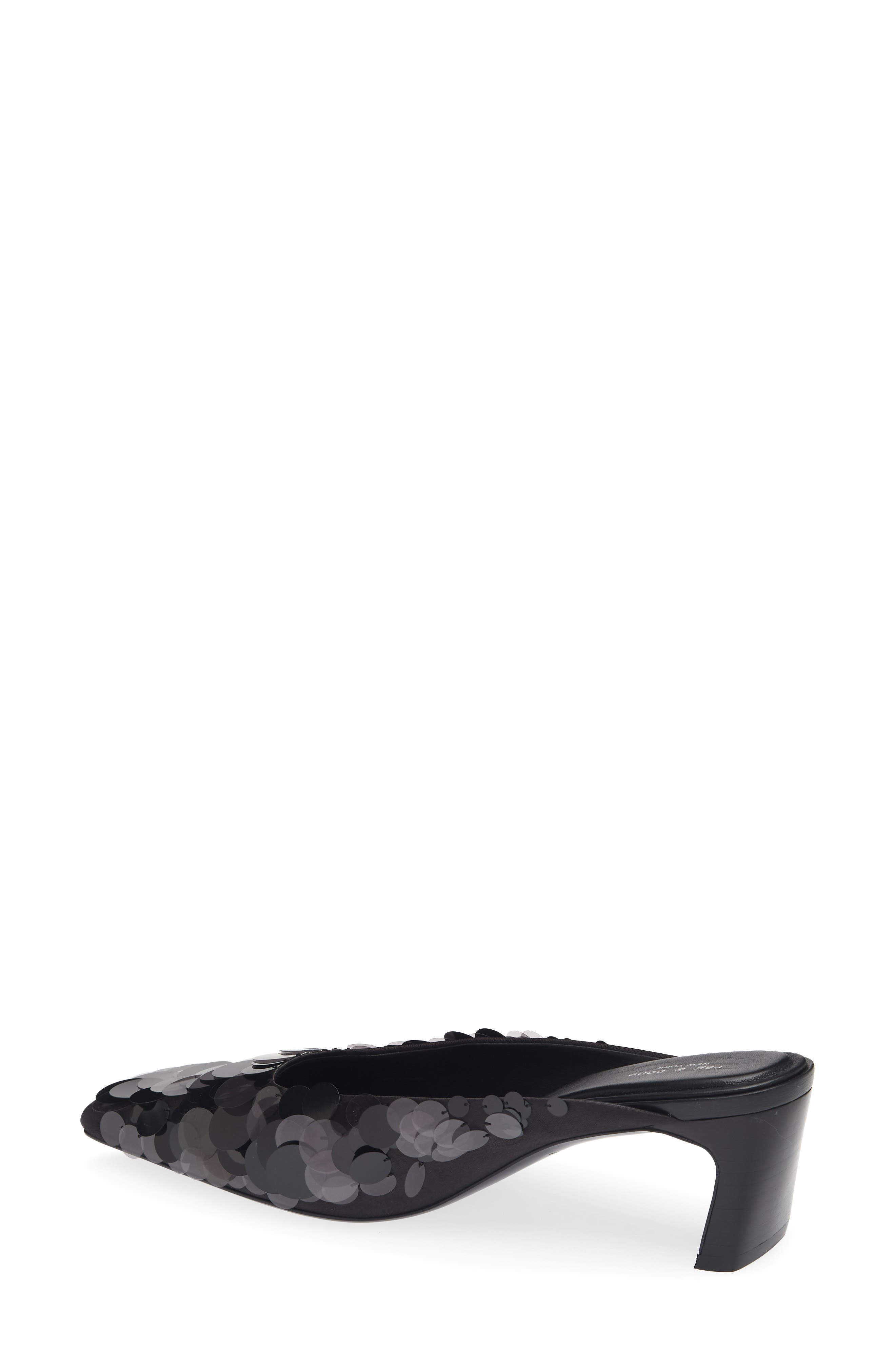 Kai Heeled Mule, Alternate, color, BLACK SQ