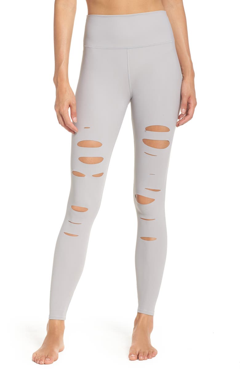 Alo Ripped Airbrush Leggings, Main, color,