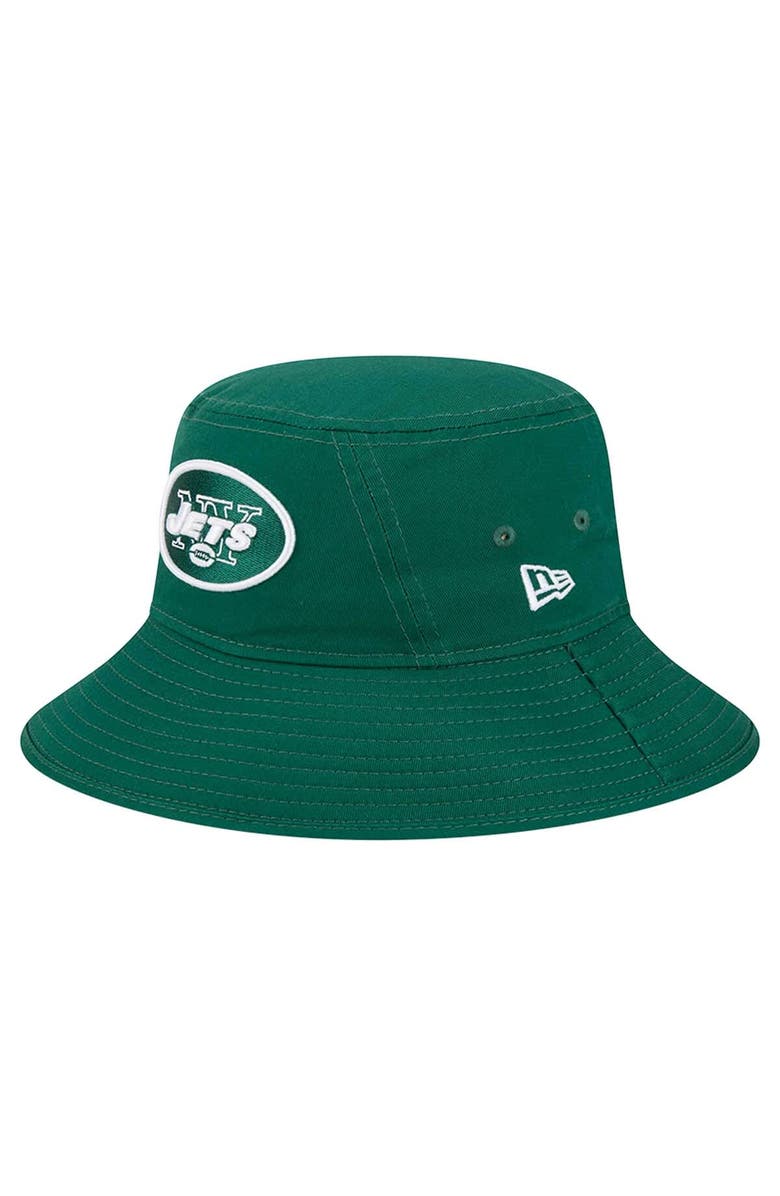 New Era Men's New Era Green New York Jets Main Bucket Hat, Main, color,