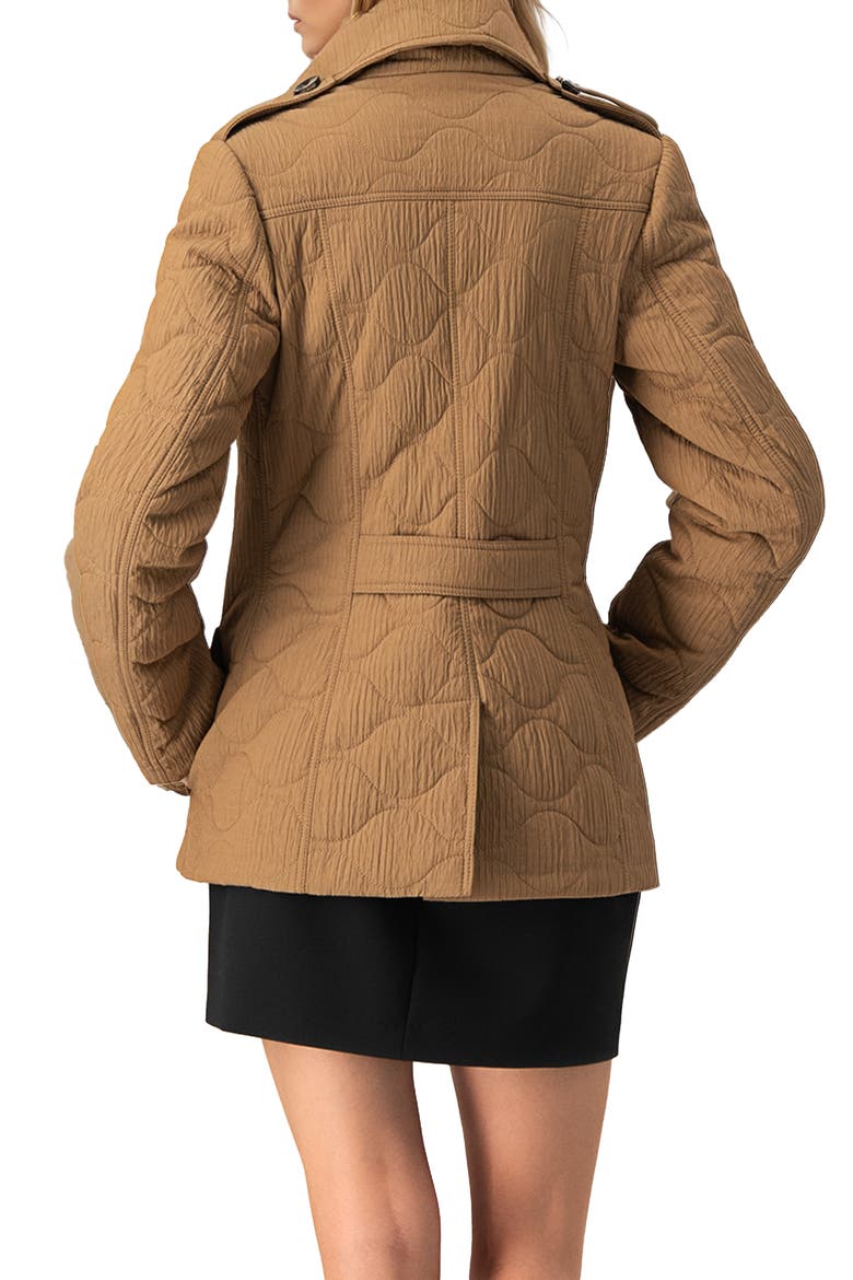 Padded Jacket, Alternate, color, Brown