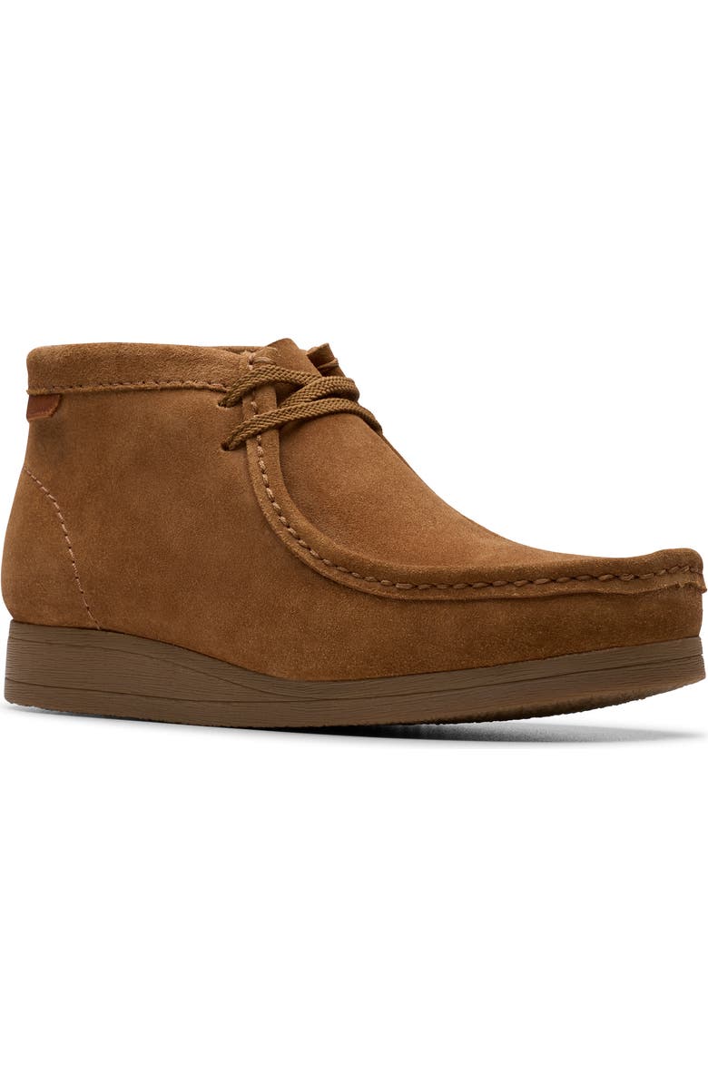 Clarks<sup>®</sup> Wallaston Chukka Boot, Main, color, Cola Suede