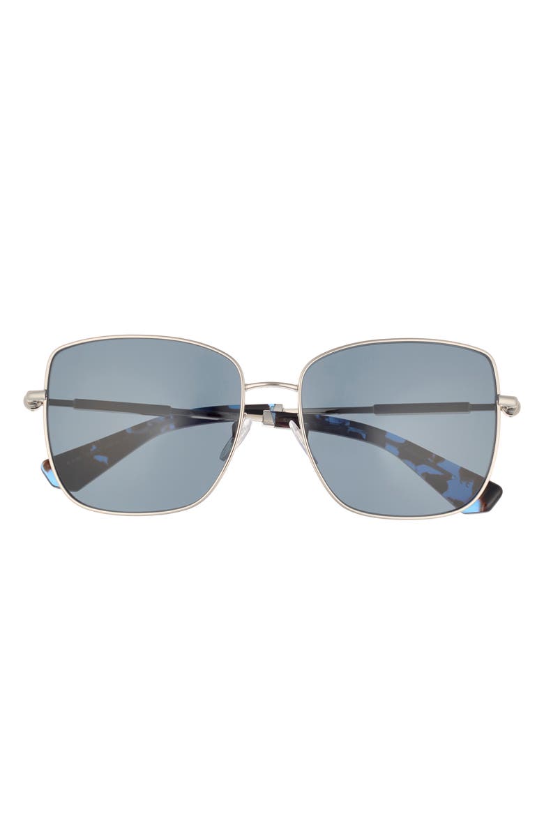 Burberry 58mm Square Sunglasses, Main, color, Dark Grey
