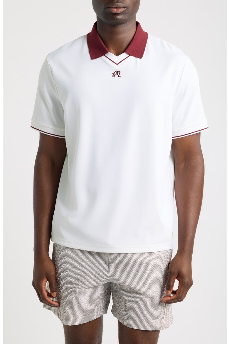 Barrio Polo Shirt, Main, color, BRIGHT WHITE