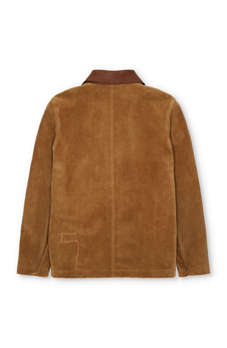 Fortela Montana Suede Leather Jacket, Alternate, color, Camel