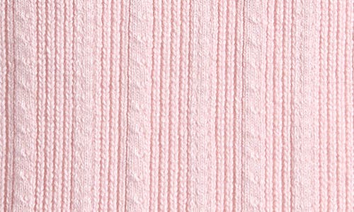 Reformation Zazie Cotton-blend Strapless Sweater Tube Top In Pink
