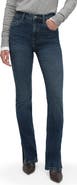 Favorite Daughter The Valentina Split Hem Super High Waist Bootcut Jeans