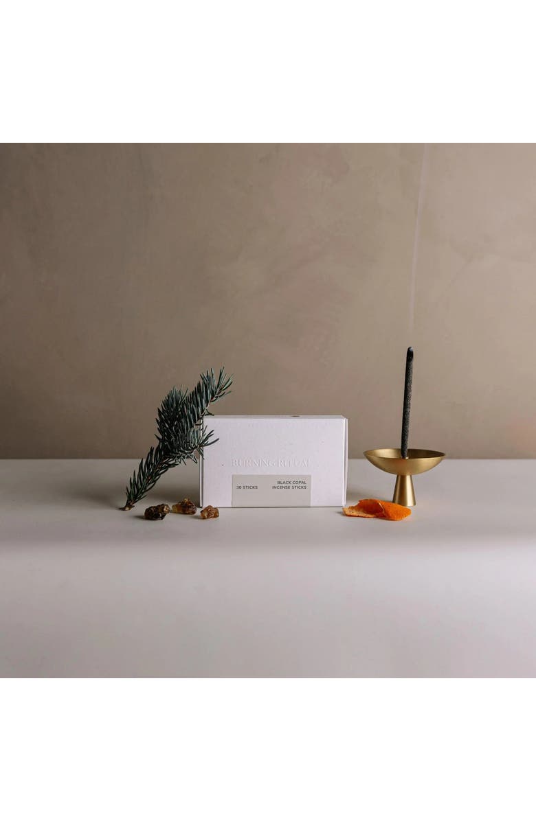Cedar and Myrrh Black Copal Incense Sticks - 30 Mini Hand-Rolled Sticks, Alternate, color, NO COLOR