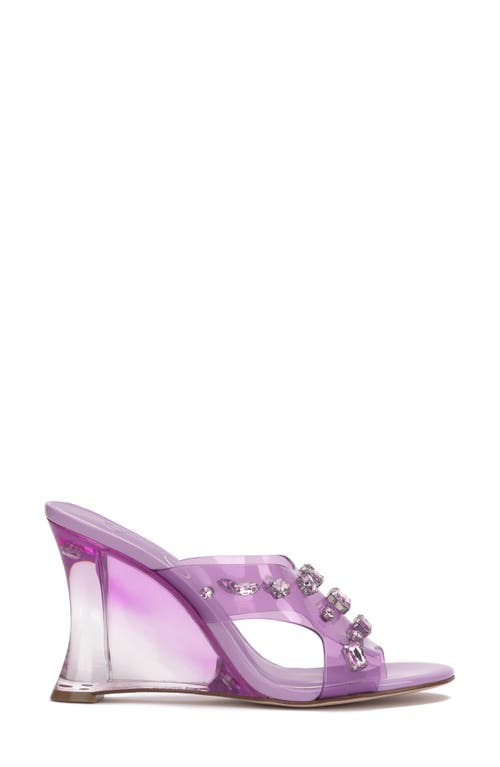 Jessica Simpson Ganisa Wedge Slide Sandal In Orchid