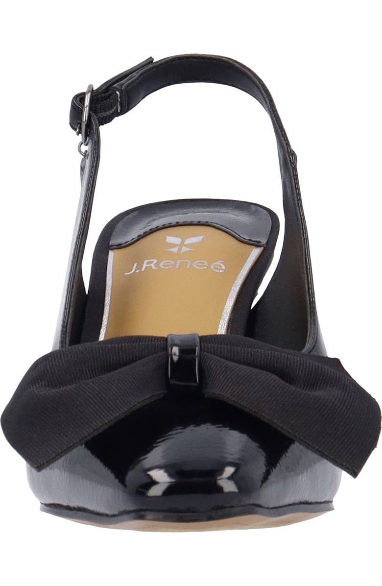 J. Reneé Harlan Slingback Pump, Alternate, color, Black