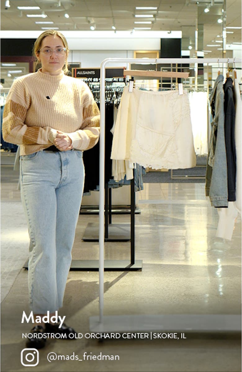 Lace Patchwork Miniskirt, sales video thumbnail