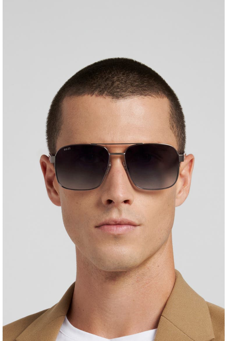 1985/S/US 59mm Gradient Square Sunglasses, Alternate, color, DARK RUTHENIUM/ DARK GREY SF