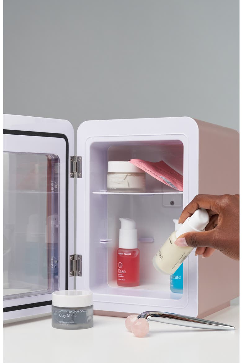 Fria Skin Care Fridge, Alternate, color, ROSE GOLD