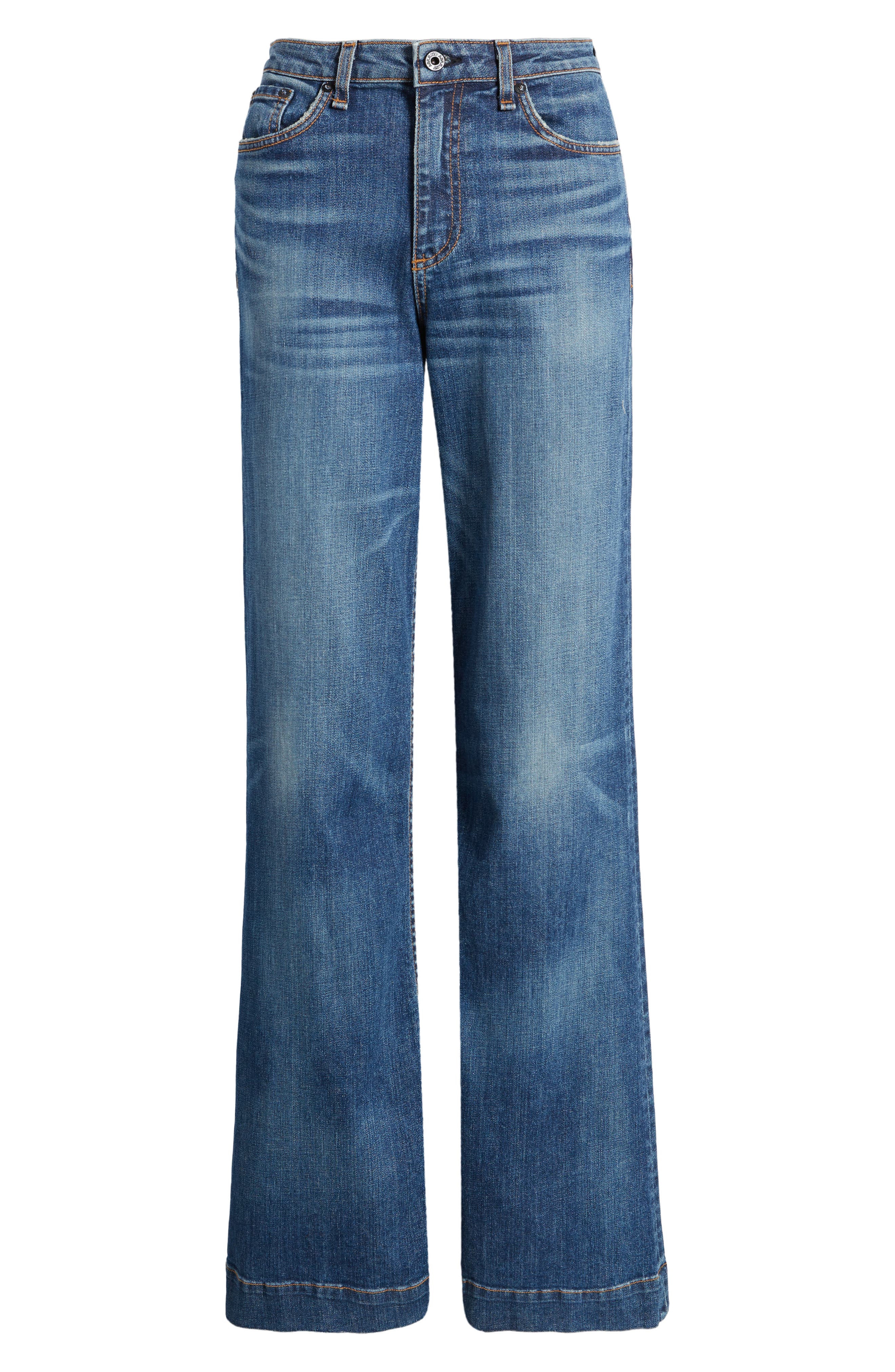 ASKK NY Juniper High Waist WIde Leg Jeans (Women) | Nordstrom