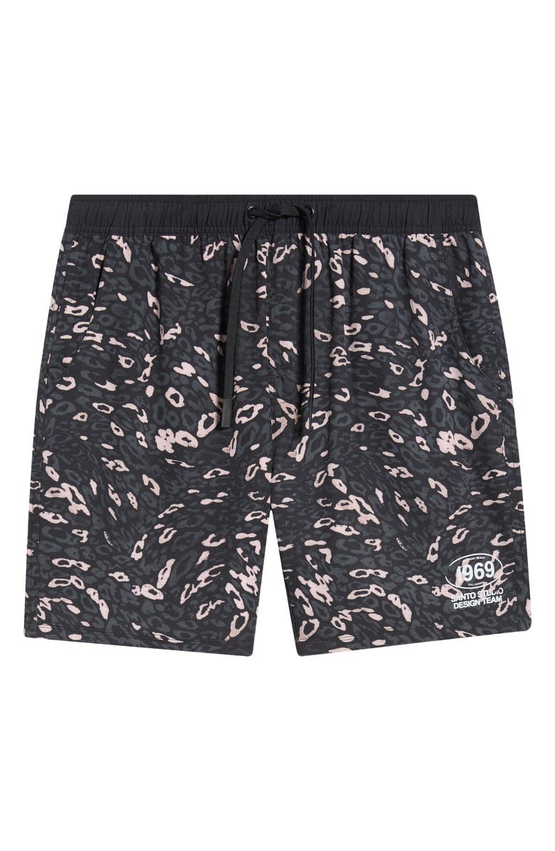 SANTO STUDIO Tempo Tech Shorts, Alternate, color, Black