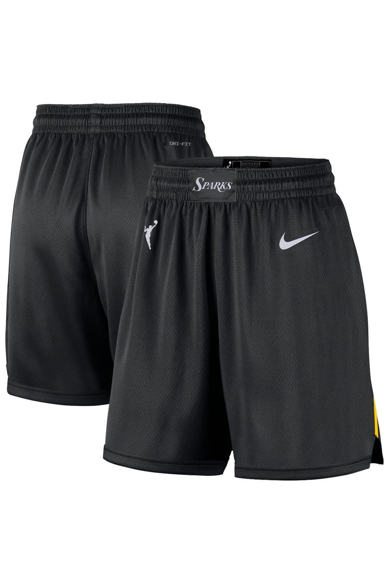 Women's Nike Black Los Angeles Sparks 2026 On-Court Dri-FIT Victory Shorts - Rebel Edition, Main, color, Black