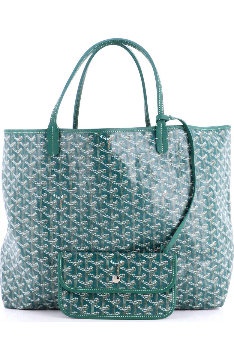 Pre-Owned Goyard Saint Louis Tote Coated Canvas GM, Alternate, color, Green