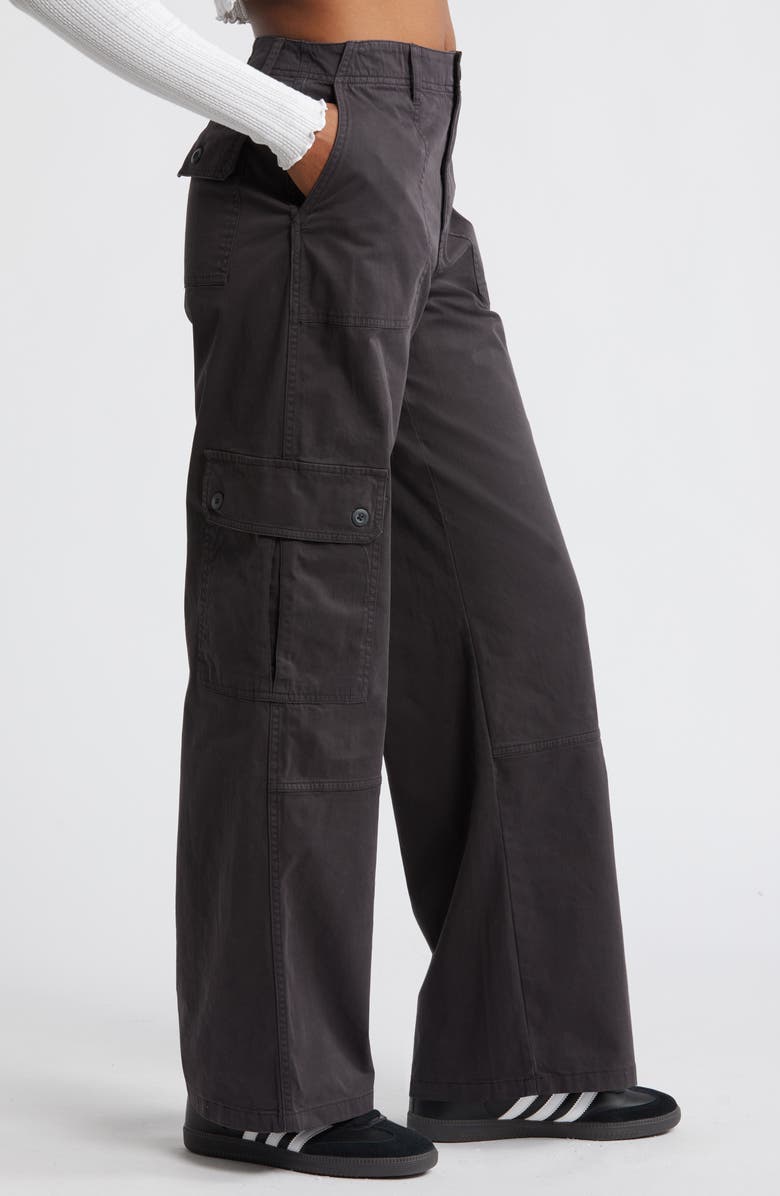 BP. Twill Wide Leg Cargo Pants, Alternate, color, 