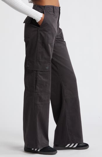 BP. Twill Wide Leg Cargo Pants | Nordstrom