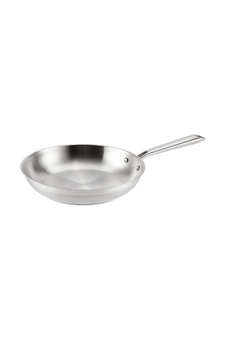 Gourmet Stainless Steel Twin Frypan 8" & 10", Alternate, color, Silver