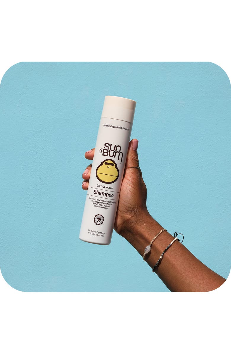 Sun Bum Curl & Waves Shampoo, Alternate, color,