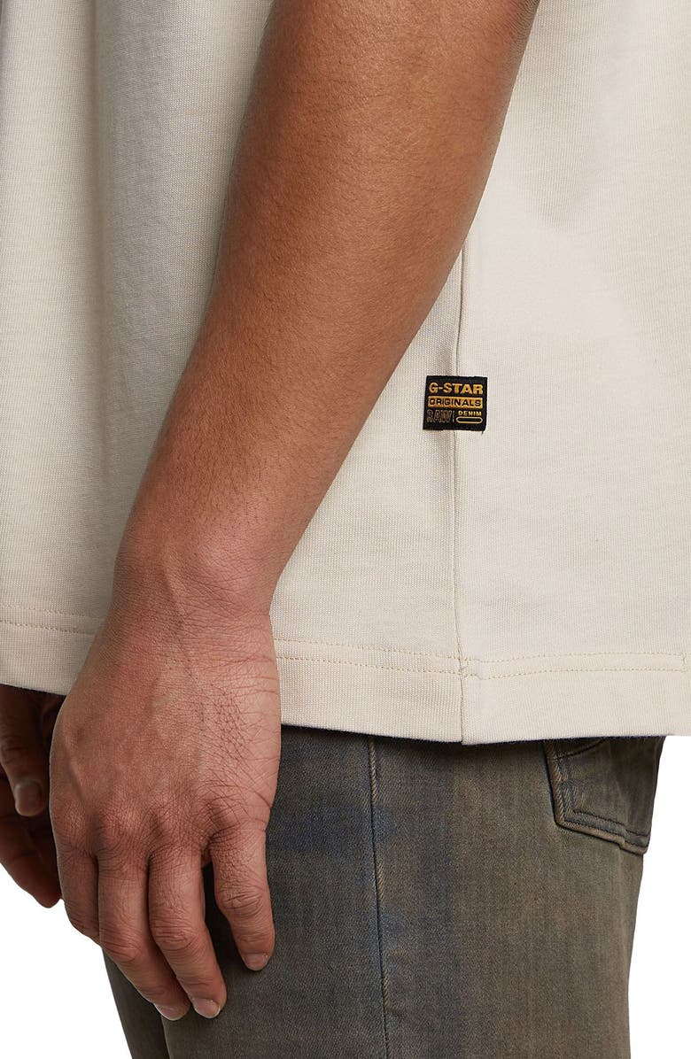 G-STAR Artifacts Boxy Organic Cotton Graphic T-Shirt, Alternate, color, Whitebait