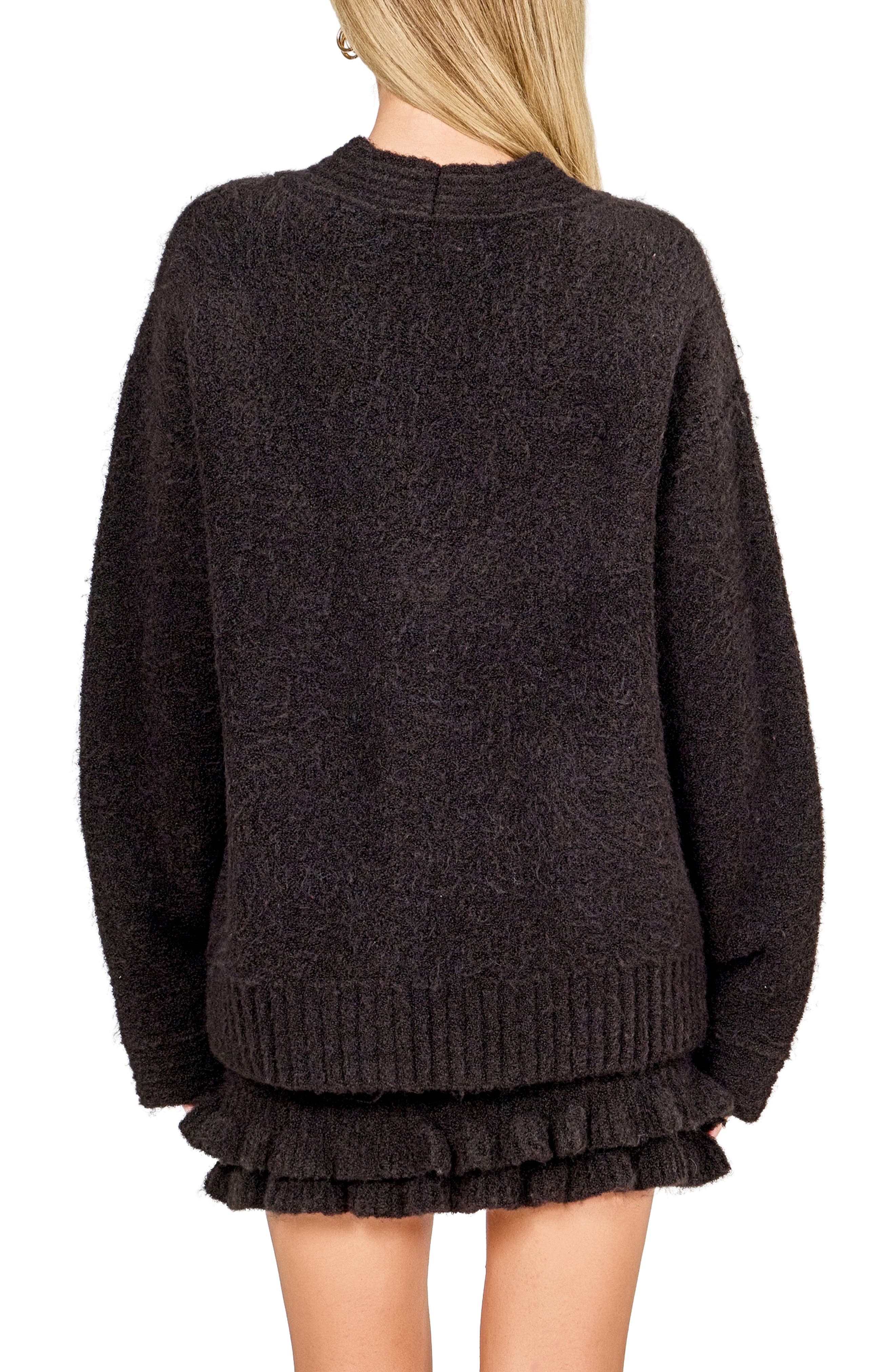 Fuzzy Oversize Cardigan - image 2