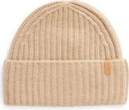 Vince Boiled Cashmere Chunky Rib Beanie