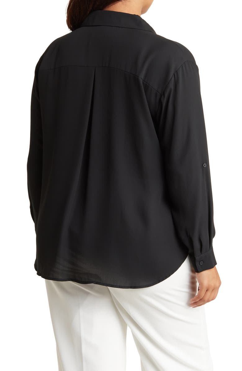 Pleione Utility Long Sleeve Blouse, Alternate, color, 