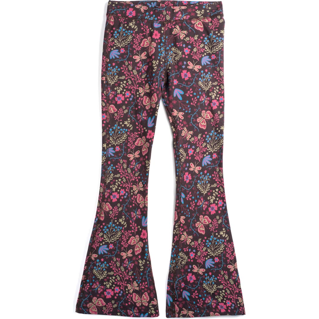 Mightly Organic Cotton Solid Flare Leggings In Multi