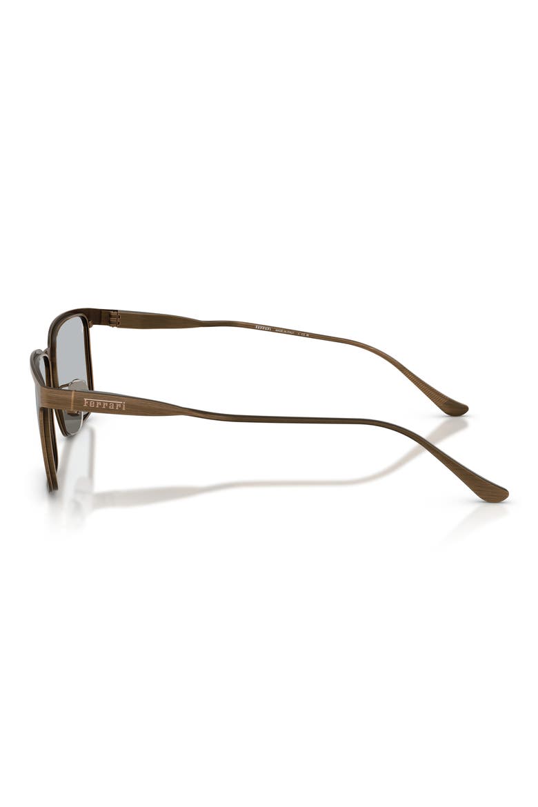 FH1033D 58mm Pillow Sunglasses, Alternate, color, GREY/ BROWN BRUSH / GREY