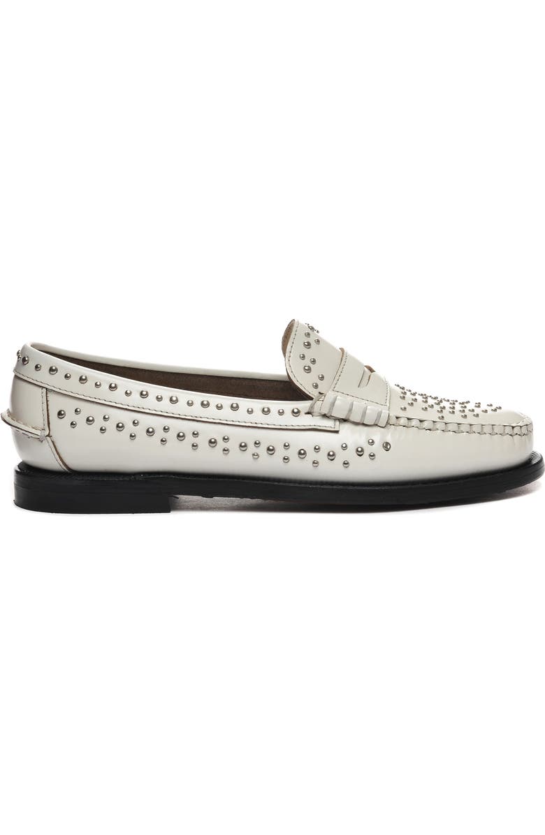 Sebago Dan Studs Loafer, Main, color, White