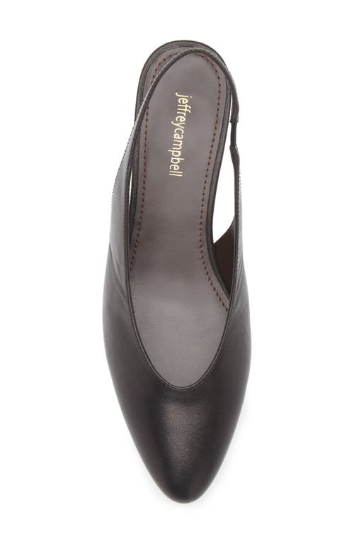 Jeffrey Campbell Snoop Slingback Wedge Pump In Black
