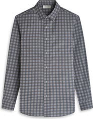 Bugatchi Karl Shaped Fit Plaid Cotton Button-Up Shirt