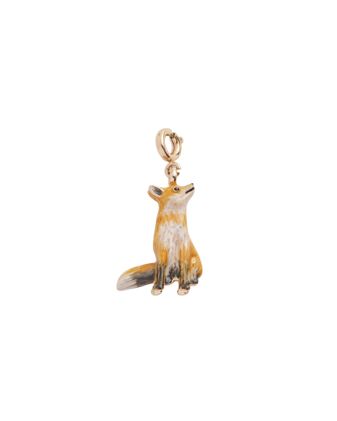 Enamel Fox Charm