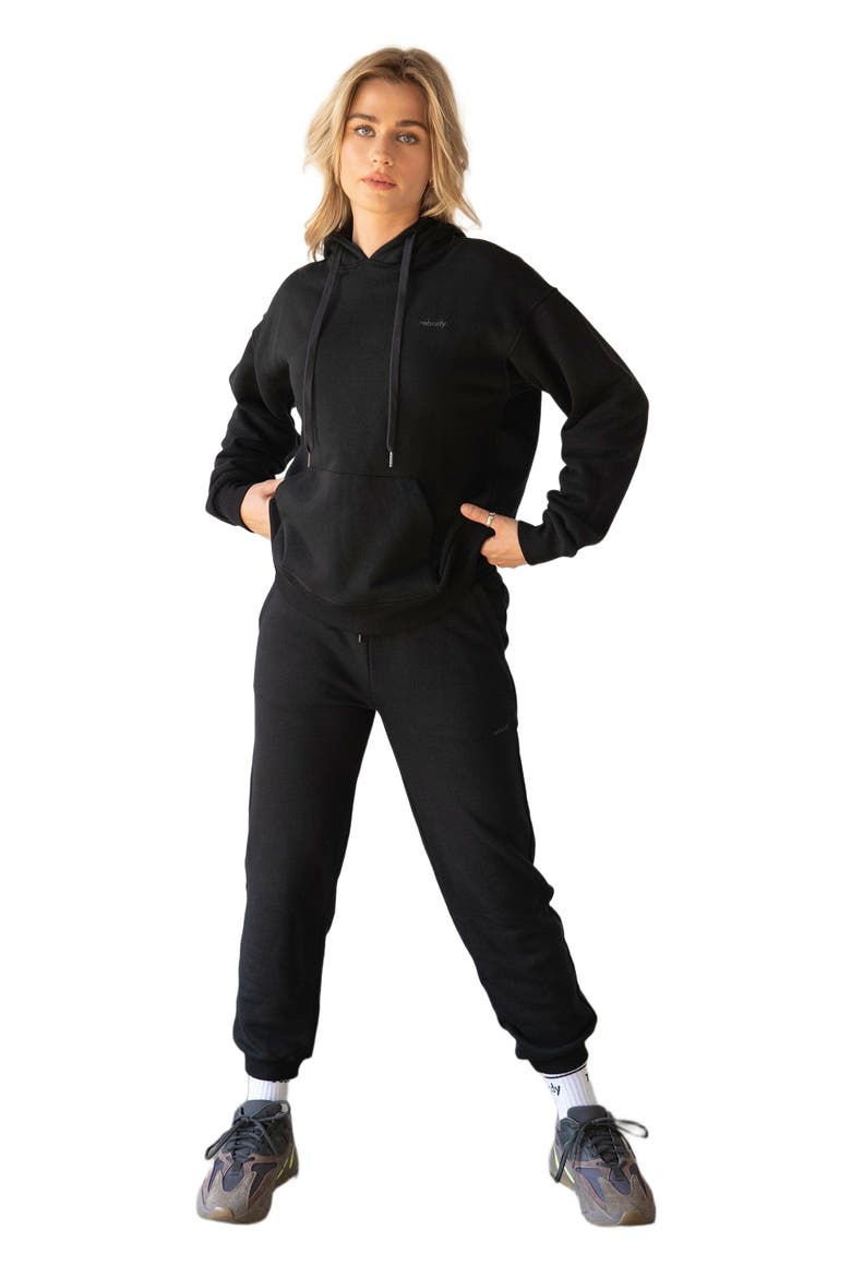 Rebody Lifestyle Hoodie, Main, color, Metropolis Black/Slate