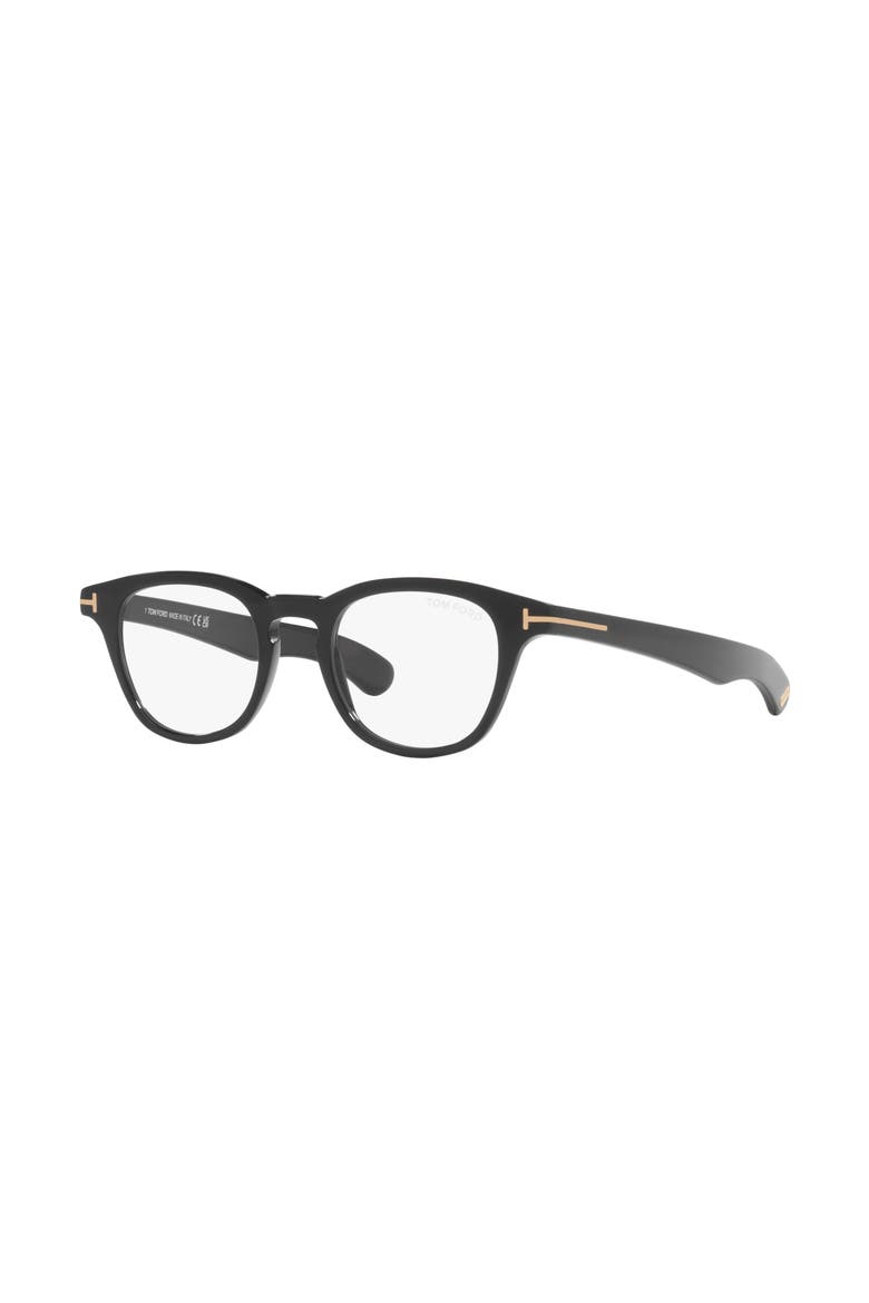 47mm Round optical glasses, Main, color, Black