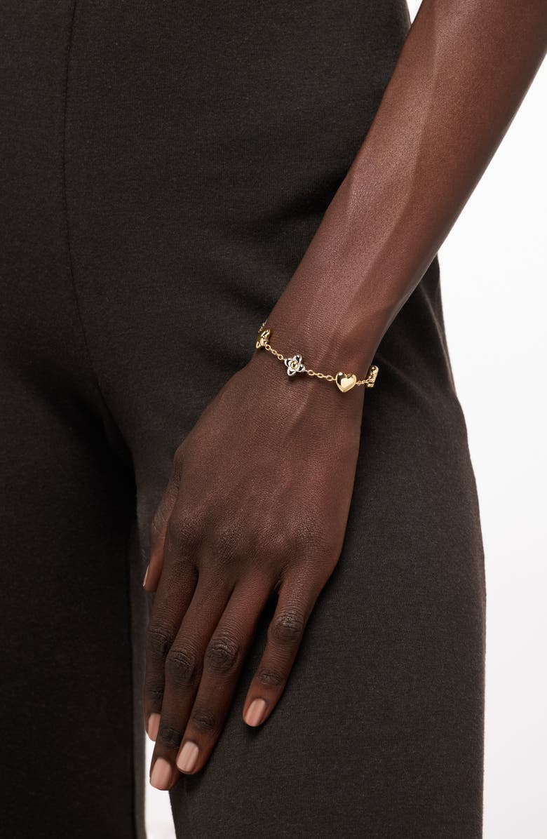 Ana Luisa Azura Charm Bracelet, Alternate, color,