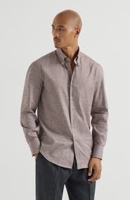 Brunello Cucinelli Printed twill shirt