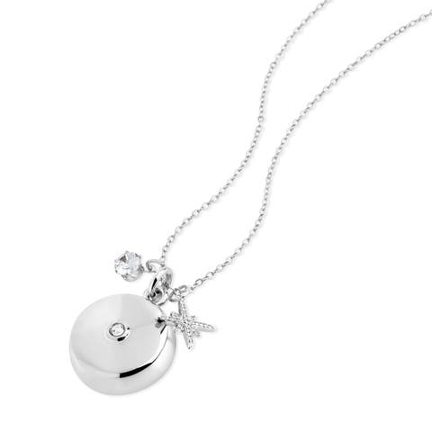 StarBurst Charm Necklace Smart Jewelry - Personal Safety Device with ADT and 911 Features - Necklace