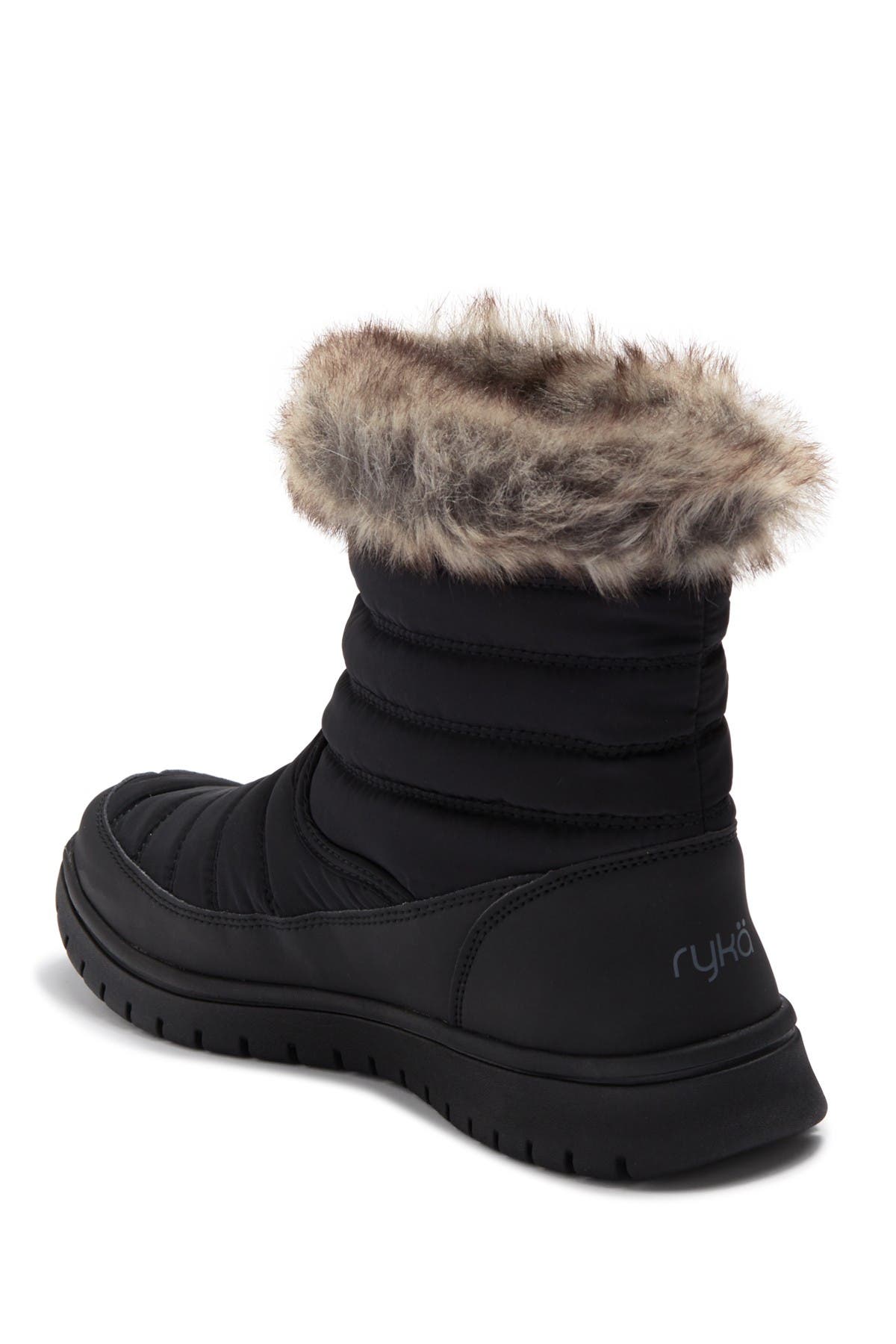 Rykä Suzy Faux Fur Trim Bootie - Wide Width Available, Alternate, color, 