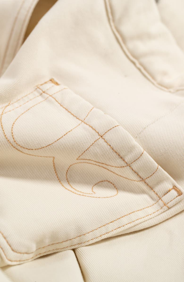 Cache Coeur Jill Maternity and post partum jeans cropped wide leg, Alternate, color, Beige