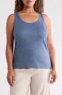 Eileen Fisher Scoop Neck Rib Tank