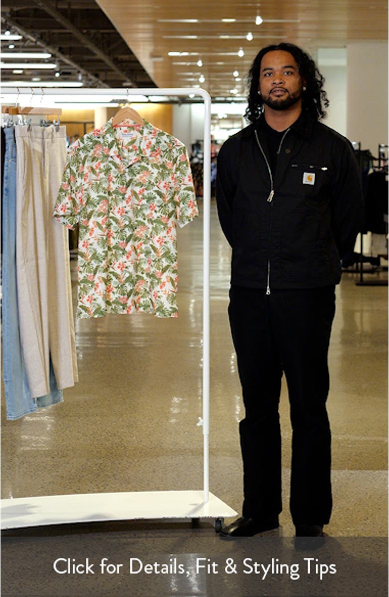 Bahama Coast Wild Grove IslandZone<sup>®</sup> Short Sleeve Button-Up Shirt, sales video thumbnail