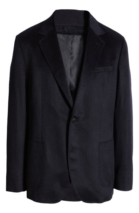 Textured Navy Sport Coat