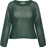 City Chic Open Stitch Sweater