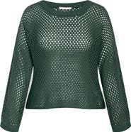City Chic Open Stitch Sweater
