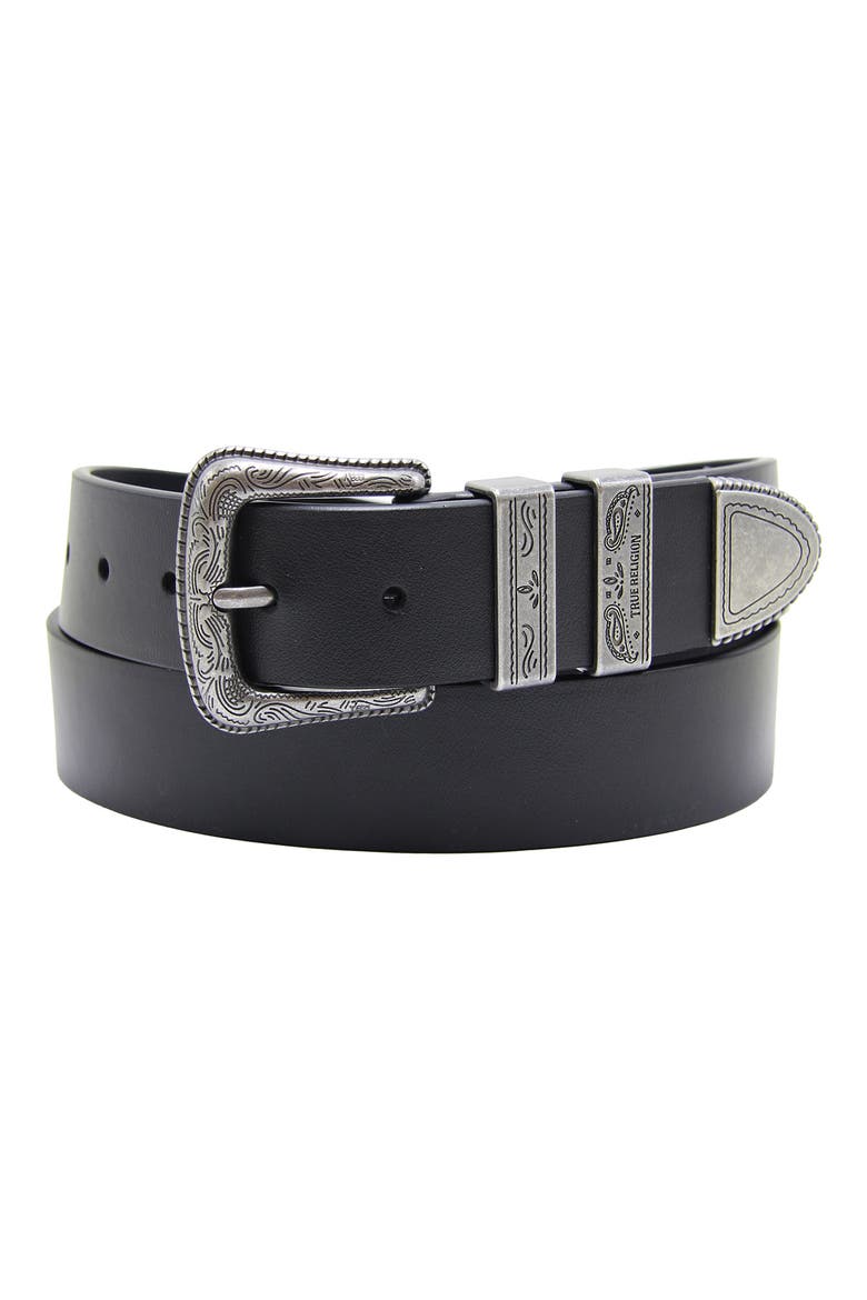 Palomo Western Buckle Belt, Main, color, BLACK