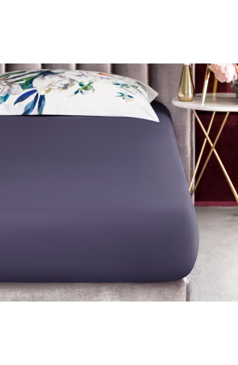 Togas Peonia Flat Sheet, Main, color, Purple