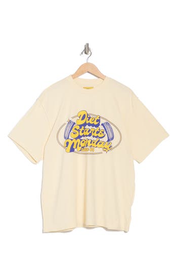 Diet Starts Monday Auto Graphic T-shirt In Neutral