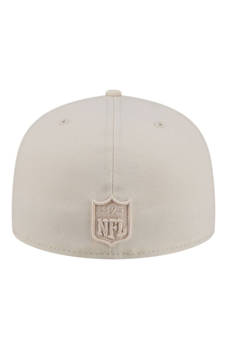 New Era Men's New Era Cream Philadelphia Eagles Color Pack 59FIFTY Fitted Hat, Alternate, color, Cream